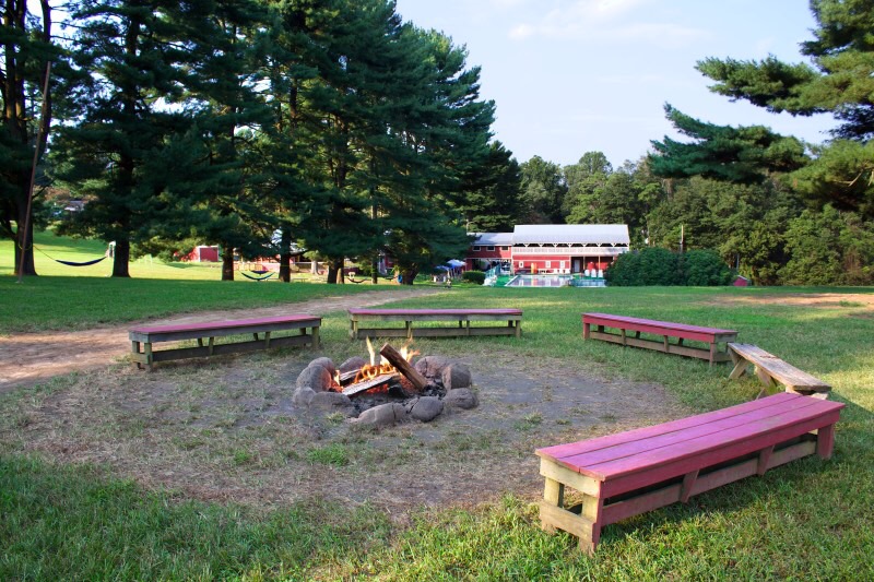 adult summer camp fire